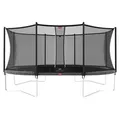 Produktbild: BERG Trampolin Grand Favorit Regular 520 + Sicherheitsnetz Comfort Grau - Dunkelgrau