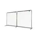 Produktbild: EXIT Toys Backstop Sportnetz - 2 Große Netze - Auch Einzeln Verwendbar - Hält Bälle im Spielfeld - Multifunktional - Für Volleyball, Badminton, Tennis & Mehr - 300x600cm - Schwarz