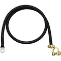 Produktbild: Lumonic 25cm Batteriekabel Massekabel mit 16mm² Querschnitt schwarz - KFZ Stromkabel mit Rohrkabelschuh M8 + Polklemme - DIN zertifziertes isoliertes Kupferkabel