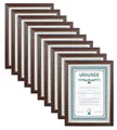 Produktbild: IDEAL TREND Bilderrahmen 2er 3er 5er 10er Pack Dokument Bilderrahmen 21x29,7 DIN A4 Urkunde Fot