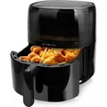 Produktbild: Emerio Airfryer XL AF-129329.3 - 5L - 80oC bis 200oC -12 Kochprogramme - Digitales Display - Timer - Sichtfenster - Cool Touch -  Schwarz - Schwarz