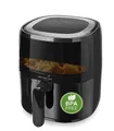 Produktbild: Emerio AF-129329.3 AirFryer, digitale Heißluftfritteuse mit Sichtfenster, 5 l Volumen, 1500 W, Schwarz