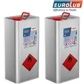 Produktbild: 2x EUROLUB Bremsenreiniger Fettlöser Bremse Kupplung Getriebe Glas 5L