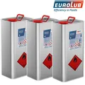 Produktbild: 3x EUROLUB Bremsenreiniger Fettlöser Bremse Kupplung Getriebe Glas 5L