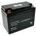 Produktbild: Multipower MP20-6 AGM Akku 6 V 20 Ah - M5 Schraubenschluss