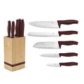 Produktbild: ZESTAW NOŻY BERLINGER HAUS BH-2972 LEONARDO W BLOKU BAMBUSOWYM