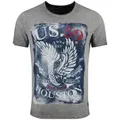 Produktbild: Key Largo T-Shirt T-Shirt Houston USA Biker Print Motiv vintage Look MT00543 Rundhalsauschnitt bedruckt kurzarm slim fit L
