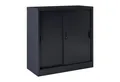 Produktbild: en.casa Aktenschrank »Rieti« Büroschrank Stahl 90x40x90 cm Dunkelgrau