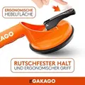 Produktbild: Gakago Saugheber (2er Pack) - Ergonomische & rutschfeste Sauggriffe - 100kg tragfähiger Vakuumheber für den Transport von Fliesen, Laminat, Scheiben
