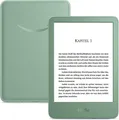 Produktbild: Amazon Kindle (neueste generation) – Der leichteste und kompakteste Kindle, mit blendfreiem Bildschirm, schnellerem Umblättern und anpassbarem Frontlicht – 16 GB – mit Werbung – matchagrün