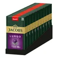 Produktbild: Jacobs Kaffeekapseln Lungo Intenso, Intensität 8/12, 10 x 10 Getränke, Nespresso* kompatible Kaffee Kapseln, 100 Kapseln