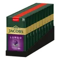 Produktbild: JACOBS Kapseln Lungo 8 Intenso 100 Nespresso®* kompatible Kaffeekapseln 10 x 10