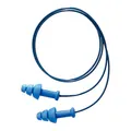 Produktbild: Honeywell 1012522 Howard Leight SmartFit Detectable wiederverwendbare Ohrstöpsel mit Kabel, blau, flanschförmig, geeignet für die Lebensmittelindustrie, SNR 30 dB (Packung mit 50 Paar)
