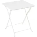 Produktbild: [en.casa] Gartenklapptisch, Weiß, Metall, quadratisch,Quadratisch, 40x45x40 cm, Gartenmöbel, Gartentische, Klapptische