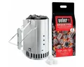 Produktbild: Weber Anzündkamin Weber 3-in-1 Anzünd-Set für Holzkohlegrills