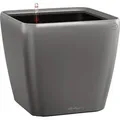 Produktbild: Lechuza® Pflanzgefäß Quadro Premium LS 28 cm x 28 cm x 26 cm Anthrazit metallic