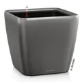 Produktbild: LECHUZA® Pflanzgefäße QUADRO LS 28 Anthrazit metallic All-in-One