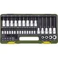 Produktbild: PROXXON Steckschlüsselsatz 1/2 Zoll + 1/4 Zoll, (41-tlg.) 23290