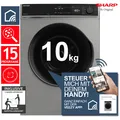 Produktbild: Sharp Waschmaschine 10 kg Silber AllergySmart WIFI VeeZy App ES-PRO014SA-DE 2ML