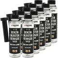 Produktbild: TECPO Benzin Injektor Reiniger, 10x 300ml Additiv -Einspritzdüsen Additiv mit Ester Solution direct injection speed cleaner