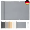 Produktbild: HENG FENG Balkon Sichtschutz 90x600cm PES, Wetterfeste Balkonverkleidung mit