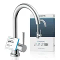 Produktbild: Küchenarmatur Cornwall Wasserhahn Küche 360 Grad schwenkbare Spültischarmatur...