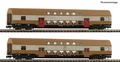 Produktbild: Fleischmann N 6260075 Wagenset 2 Doppelstockwagen DBmue der DR Ep.IV NEU OVP