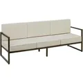 Produktbild: TECTAKE Garten-Loungesofa Comosa, 3-Sitzer, XXL-Polsterung