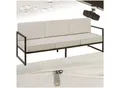 Produktbild: tectake® Garten-Loungesofa, Dicke des Sitzpolsters 14 cm, pulverbeschichtetes Stahlgestell, 210 x 78 x 85 cm
