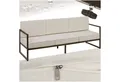 Produktbild: tectake Essgruppe Garten-Loungesofa, (Set., 1-tlg), Pulverbeschichtetes Stahlgestell für maximale Stabilität
