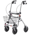 Produktbild: Bischoff & Bischoff Senio Standard-Rollator mit beidseitig Bremsen und faltbar inkl. Zubehör