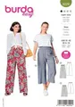 Produktbild: Burda Style Schnittmuster Damen Hose mit weitem Bein Größe 32-42 | Nählevel: sehr leicht