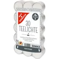 Produktbild: GutundGünstig Teelichter weiß, Ø 38 mm, Höhe 20 mm, 4h Brenndauer, 30 Stück