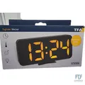 Produktbild: TFA Dostmann Digitaler Wecker, 60.2027.01, mit orangen LED-Ziffern, Anzeige von