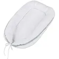 Produktbild: Babybay Kuschelnest Babybay, Grau, Weiß, Textil, Punkte, Füllung: Polyester, 90x50x13 cm, Oeko-Tex® Standard 100, Schlafen, Babybett-Ausstattung, Babynestchen, Kuschelnest für Babys
