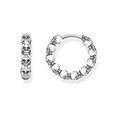 Produktbild: Thomas Sabo Damen Ohrringe Creolen Totenköpfe 925 Sterling Silber CR619-637-21