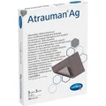 Produktbild: 2x ATRAUMAN Ag 5x5 cm steril Kompressen 10 ST