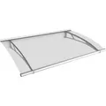 Produktbild: Pultvordach L Edelstahl/Klar 17 cm x 150 cm x 95 cm
