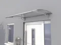 Produktbild: Gutta Pultvordach PT/L 150 | Klar | Haustürvordach 1500 x 950 mm mit Acrylglas