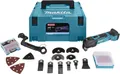 Produktbild: Makita DTM51ZJX3, Schneiden, Schleifen, Sägen, Kratzen, Schwarz, Blau, 20000 OPM, 6000 OPM, 1,6°, Akku