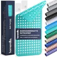 Produktbild: homerella® Badewannenmatte rutschfest 88x39cm, INKL. HAKEN, Rutschfeste Badematte BPA frei, Duschmatte rutschfest, Antirutschmatte Badewanne, Rutschmatte Badewanne, schimmelresistent&maschinenwaschbar