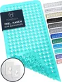 Produktbild: Homerella Badematte rutschfest Hautsensitiv 88x39cm, INKL. AUFHÄNGUNG, Antirutschmatte Badewanne BPA frei, Duschmatte schimmelresistent & maschinenwaschbar