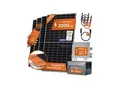 Produktbild: Solarway® All In One Balkonkraftwerk mit Speicher 2000W komplett Steckdose - 1,6 kWh Anker Solix 2 PRO Speicher - Solaranlage Komplettset - 500W bifaziale Solarmodule & Anker Speicher & Zubehör