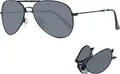 Produktbild: Aviator Sonnenbrille AVGSR 5BK 63 Uni Schwarz