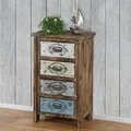 Produktbild: Kommode Cadiz Schubladenkommode Schrank Shabby-Look, Vintage, 79x48x33cm