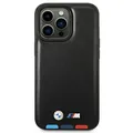 Produktbild: BMW iPhone 14 Pro MagSafe Hülle Case Cover Stamp M Power Tricolor black