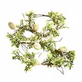 Produktbild: Loberon Girlande Antonin, sehr naturnah, romantisch & stilvoll, biegsam, Wohn-Accessoire, Osterfest, Ostern, Osterdekoration, Kunststoff, grün/weiß