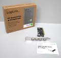 Produktbild: LogiLink USB 2.0 PCI-Schnittstellenkarte mit 4X externen Ports & 1x internen Por