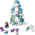 Produktbild: LEGO 10899 DUPLO Princess Frozen Elsas Eispalast, Bauset mit einem Leuchtstein, Prinzessin Elsa und Anna Mini-Puppen sowie Schneemann Figur, Spielzeuge für Jungen und Mädchen ab 2 Jahren