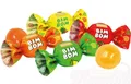 Produktbild: Ukraine Roshen Hartkaramelle Bim Bom  Erdbeere, Ananas, Birne 1 kg 125 St